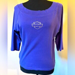 Ladies 3/4 sleeve Harley Top